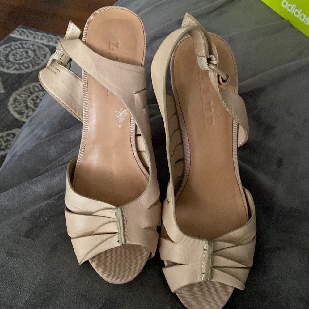 LAMB heels nude 8.5 new platform